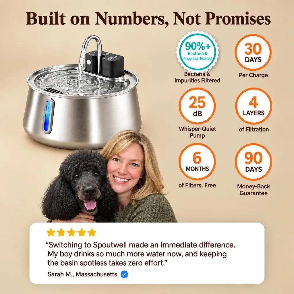 Spoutwell Filtered Pet Fountain